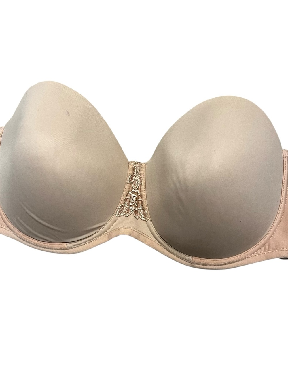 Vanity fair beige strapless bra 42d